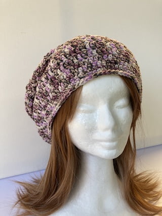 Gorgeous Spring/Summer Slouch Hat with Link to Free Crochet Pattern