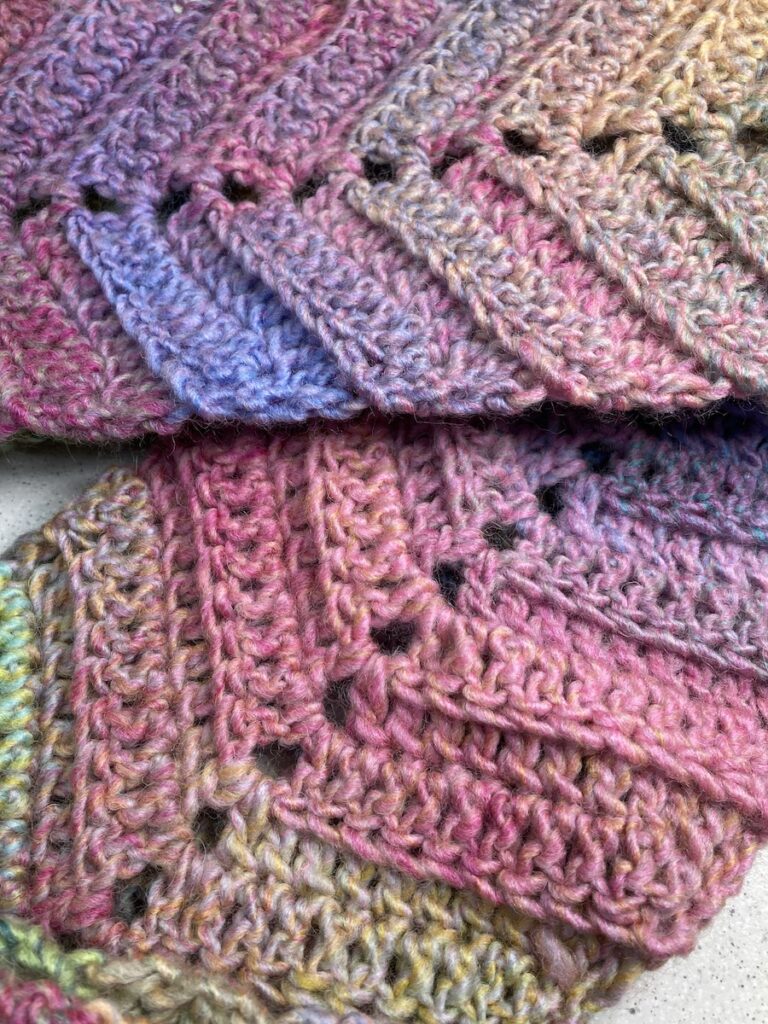 multicoloured scarf