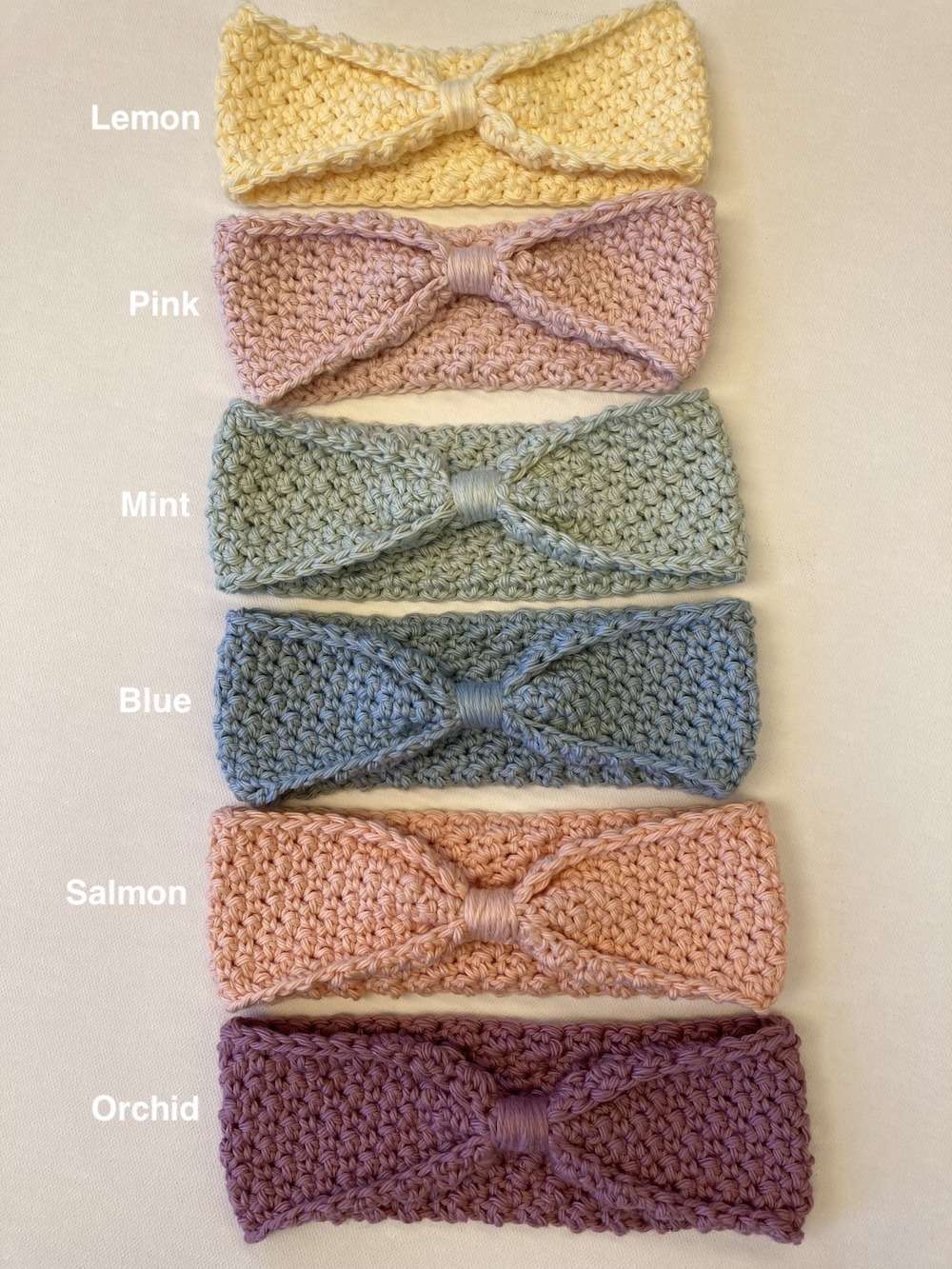 cotton-crochet-coloured-baby-headbands
