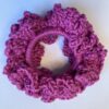 scrunchies-double-cotton-crochet-rose