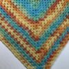 crochet granny stitch shawl in camilla cotton magic yarn