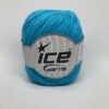 turquoise ball of ice yarns alara cotton blend