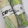 green beige mercerised cotton yarn