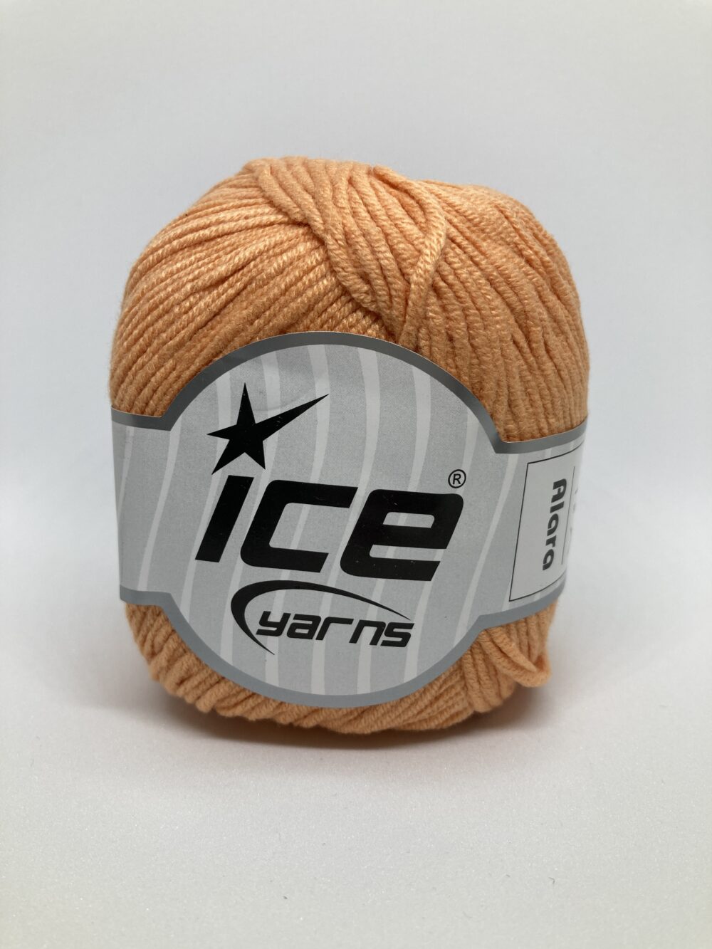 orange ball of ice yarns alara cotton blend