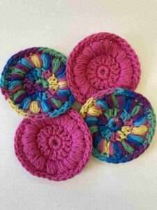 set-of-four-crochet-scrubbies-pink-and-multicoloured