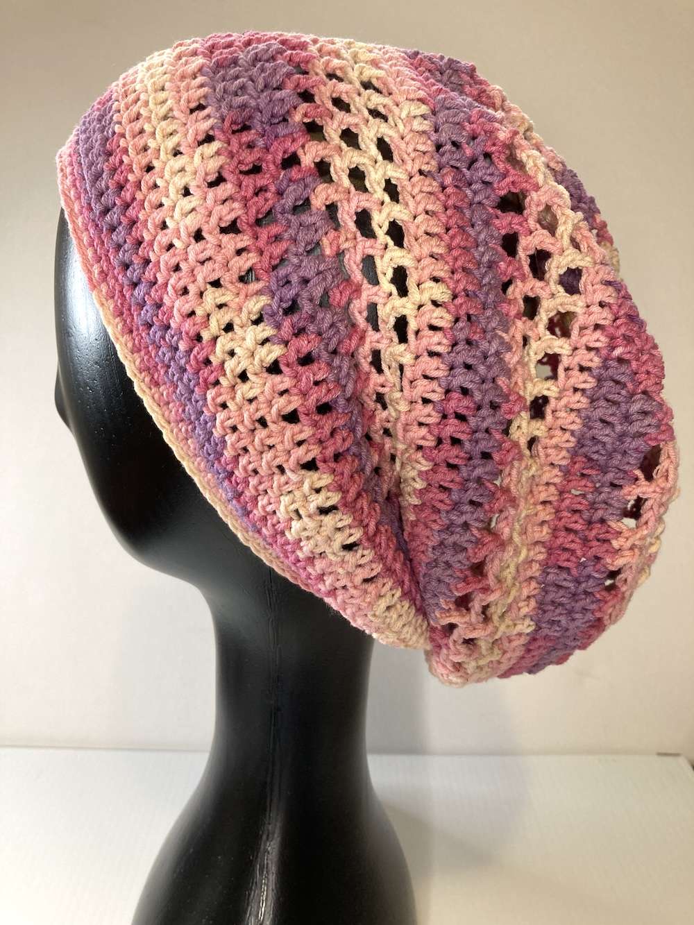 slouchie-beanie-pink-shades-side-view